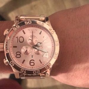 Nixon 51 30 rose gold